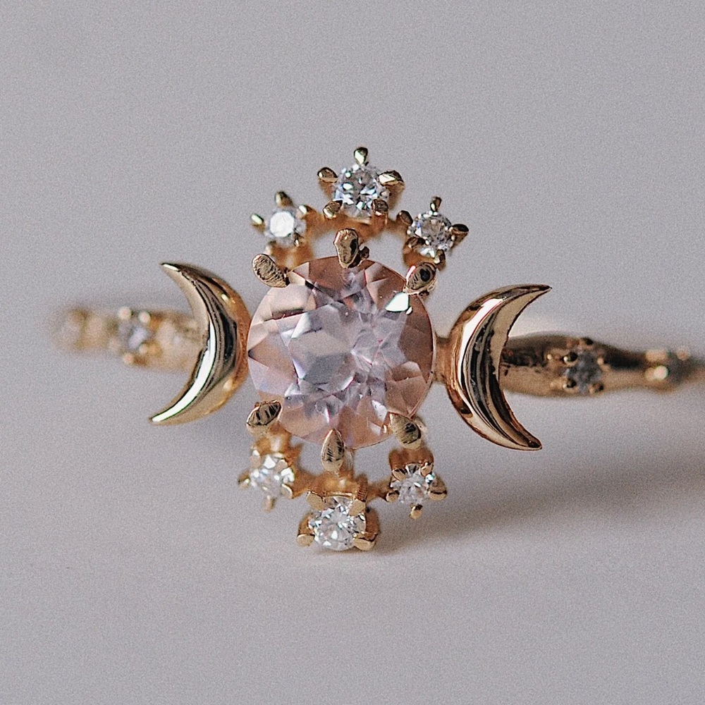 Sofia Zakia Wandering Star Morganite Ring